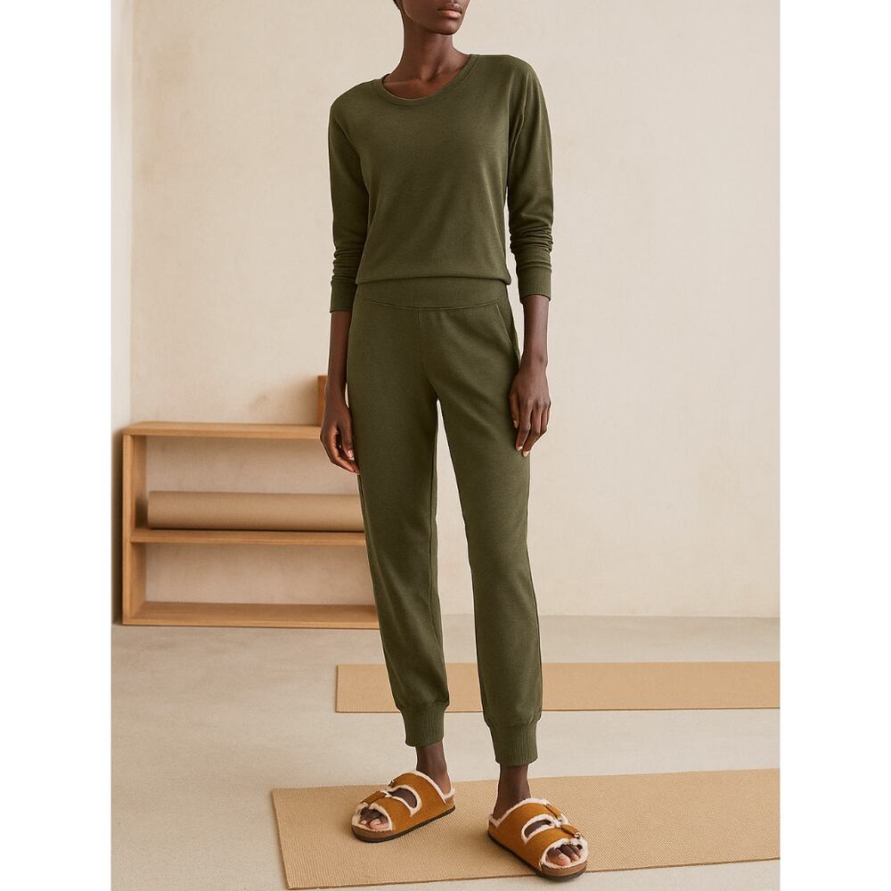 Sweaty Betty Gary Long Sleeve Jumpsuit Green Size‎ Large Lounge